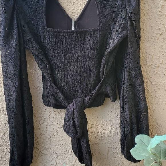 NWT Anthropologie Black Blouse - Picture 8 of 12